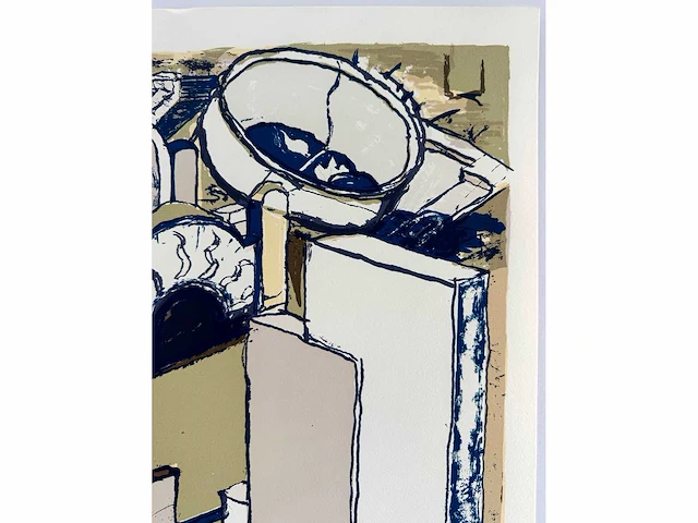 Hans ebeling koning - kleurenzeefdruk - 50x65cm - 1990 - afbeelding 6 van  6