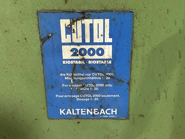 Hans kaltenbach kks 400h cirkelzaagmachine metaal - afbeelding 5 van  6