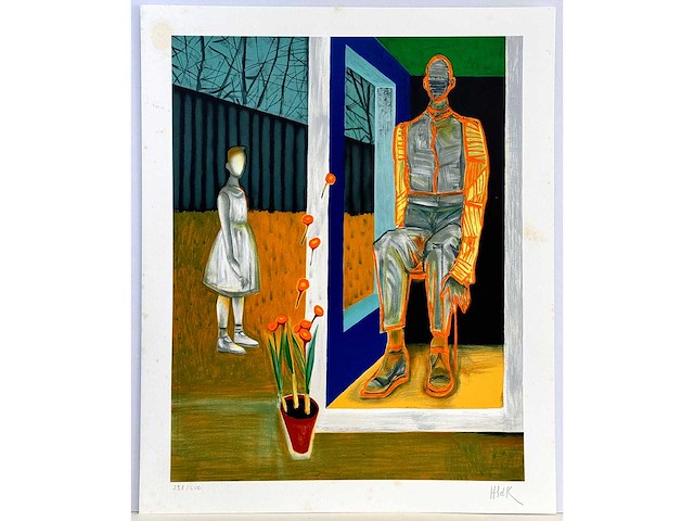 Hans vandekerckhove - kleurenzeefdruk - afbeelding 5 van  6