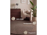 Hanse home calmio wollen kleed, taupe kleur - 200cm - afbeelding 3 van  5