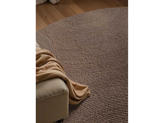 Hanse home calmio wollen kleed, taupe kleur - 200cm - afbeelding 5 van  5