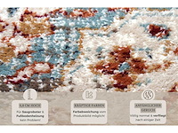 Hanse home luxor strozzi shag area tapijt beige blauw - 200x280 cm - afbeelding 6 van  6