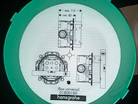 Hansgrobe ibox unisversal inbouwmodeel (10x) - afbeelding 2 van  10