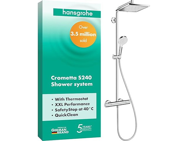 Hansgrohe crometta douchesysteem - afbeelding 1 van  5