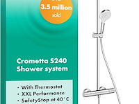 Hansgrohe crometta douchesysteem - afbeelding 1 van  5