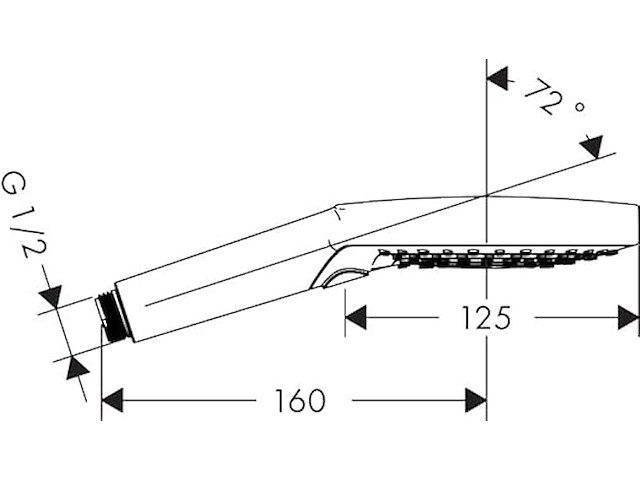 Hansgrohe handdouche - afbeelding 2 van  5