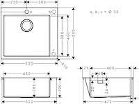 Hansgrohe keuken spoelbak - afbeelding 2 van  4