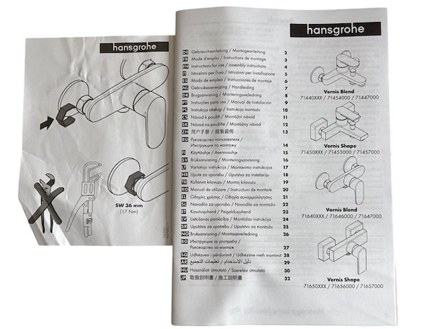 Hansgrohe mengrkaan douchekraan - afbeelding 7 van  7