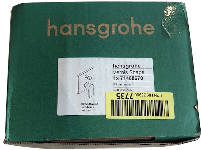 Hansgrohe vernis badkraan zwart - afbeelding 2 van  6