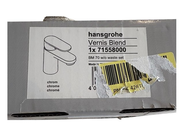 Hansgrohe wastafelmengkraan - afbeelding 3 van  4