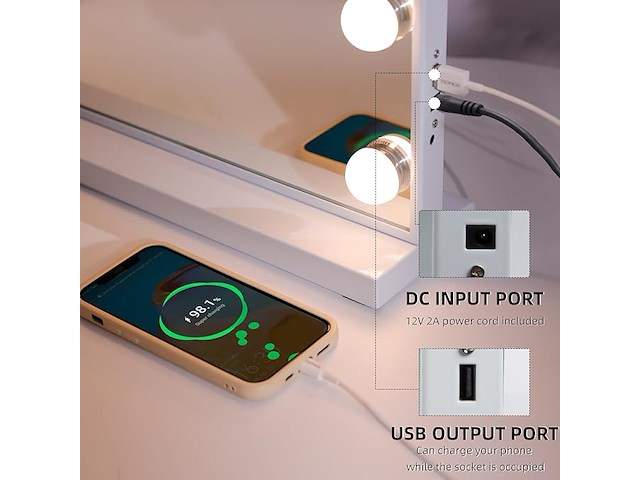 Hansong make-upspiegel - afbeelding 2 van  5