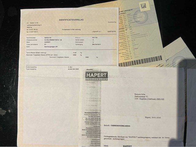 Hapert al 3500 plateau-/bakaanhangwag - afbeelding 5 van  13