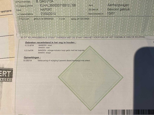 Hapert al 3500 plateau-/bakaanhangwag - afbeelding 13 van  13