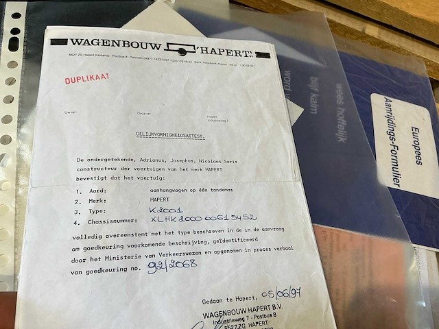 Hapert k2001 aanhangwagen - afbeelding 11 van  22
