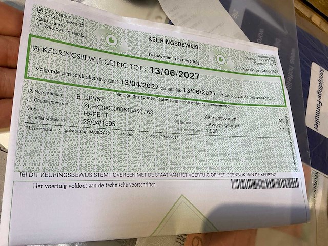 Hapert k2001 aanhangwagen - afbeelding 13 van  22