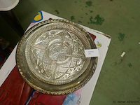 Hapjesschaal met verzilverde onderschaal - afbeelding 1 van  1