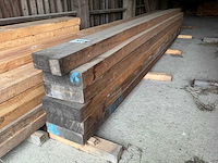 Hardhout belinga houten balken (6x) - afbeelding 1 van  3
