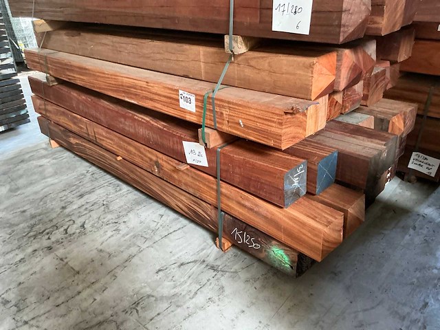 Hardhouten paal okan (34x) - afbeelding 1 van  4
