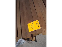 Hardhouten plint geschaafd - afbeelding 3 van  4