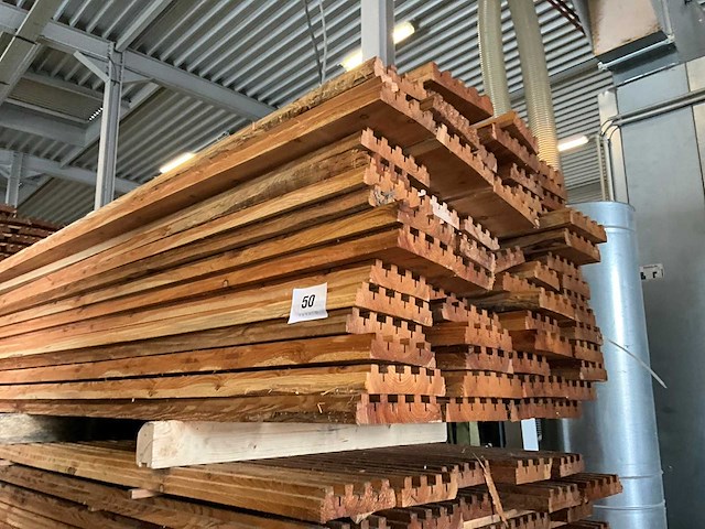 Hardhouten terrasplanken (circa 145 stuks) - afbeelding 9 van  10