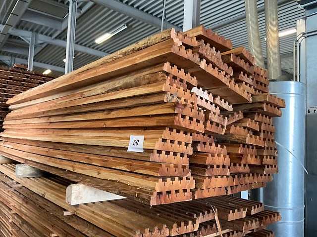 Hardhouten terrasplanken (circa 145 stuks) - afbeelding 3 van  10