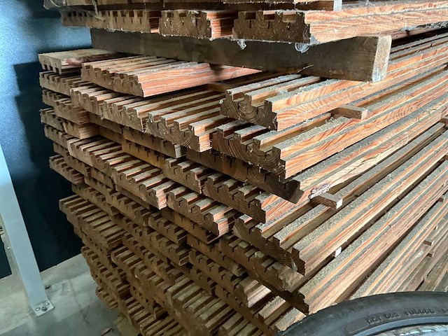 Hardhouten terrasplanken (circa 190 stuks) - afbeelding 4 van  15