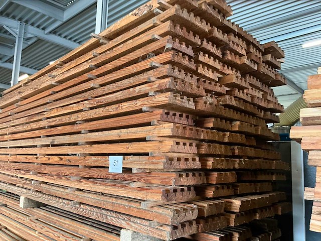 Hardhouten terrasplanken (circa 190 stuks) - afbeelding 11 van  15