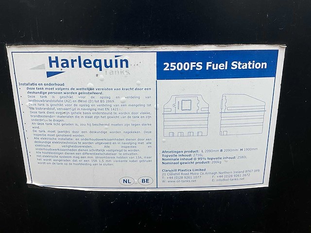 Harlequin 2500fs fuel station container - afbeelding 4 van  5