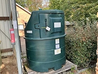 Harlequin verticale diesel opslagtank 1400l met pomp - afbeelding 1 van  8