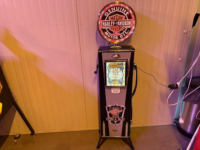 Harley davidson - benzinepomp kast - afbeelding 1 van  8