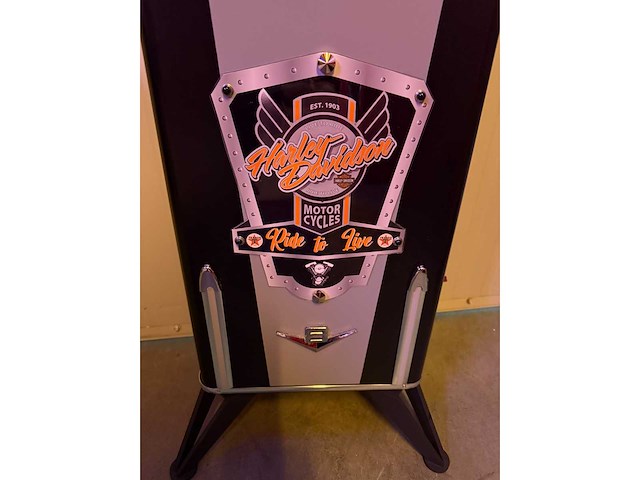 Harley davidson - benzinepomp kast - afbeelding 3 van  8