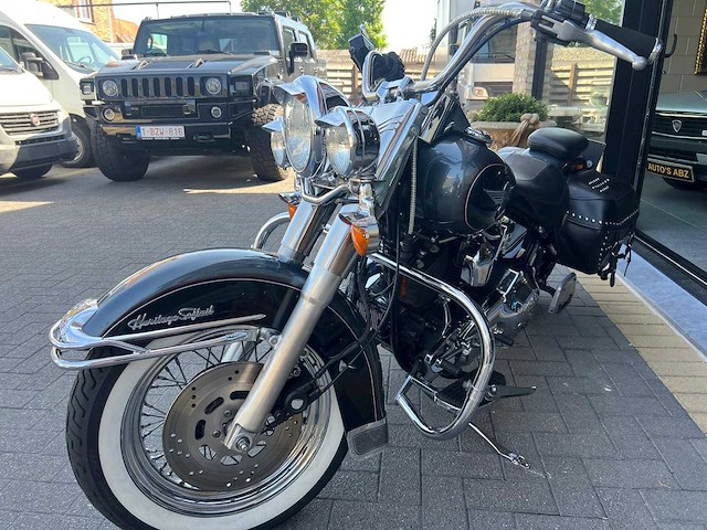 Harley davidson - softail nostalgia - motorcycle - afbeelding 3 van  9