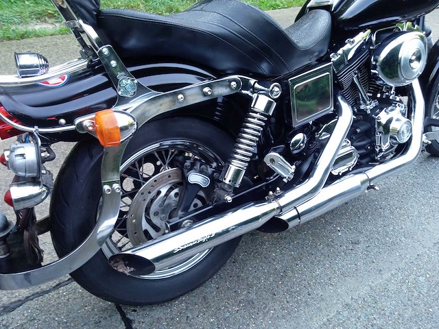 Harley davidson - wilde glide 1450 carburateurr - motorfiets - afbeelding 5 van  5