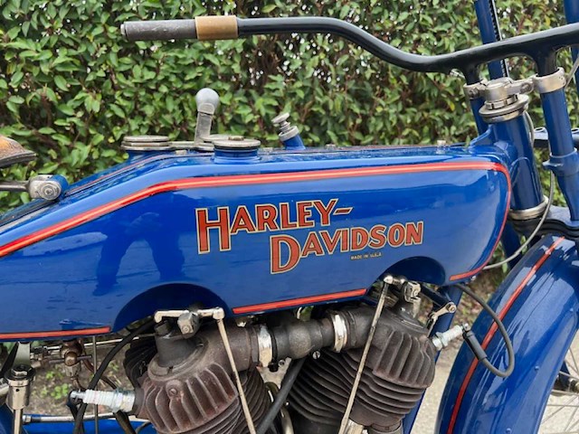 Harley-davidson 1918 oldtimer motorfiets - afbeelding 4 van  17