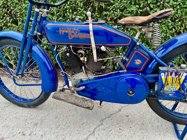 Harley-davidson 1918 oldtimer motorfiets - afbeelding 9 van  17