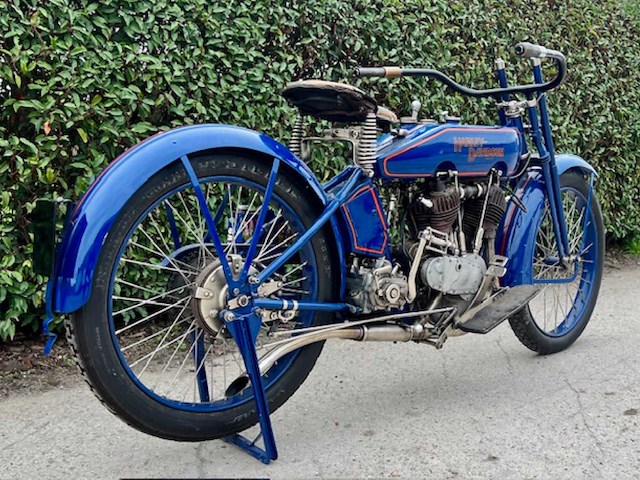 Harley-davidson 1918 oldtimer motorfiets - afbeelding 12 van  17