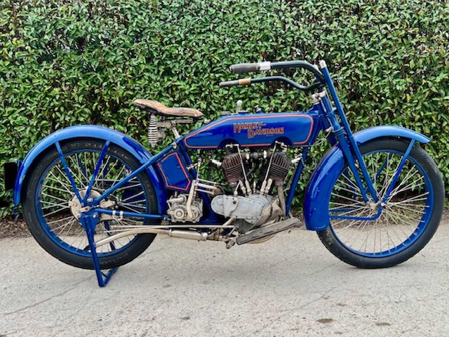 Harley-davidson 1918 oldtimer motorfiets - afbeelding 13 van  17