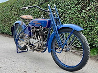 Harley-davidson 1918 oldtimer motorfiets - afbeelding 14 van  17
