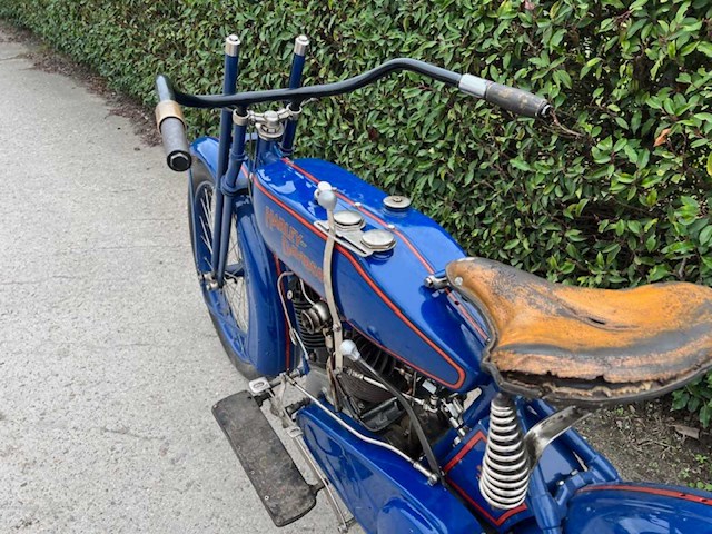 Harley-davidson 1918 oldtimer motorfiets - afbeelding 16 van  17