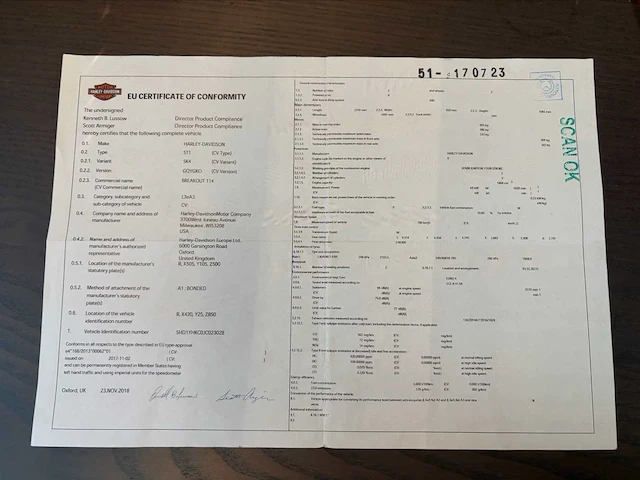 Harley-davidson breakout 114ci brommer - afbeelding 16 van  27