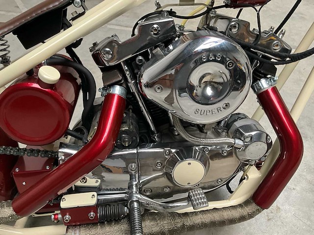 Harley davidson ironhead motorfiets - afbeelding 2 van  11