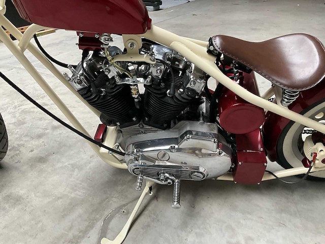 Harley davidson ironhead motorfiets - afbeelding 9 van  11