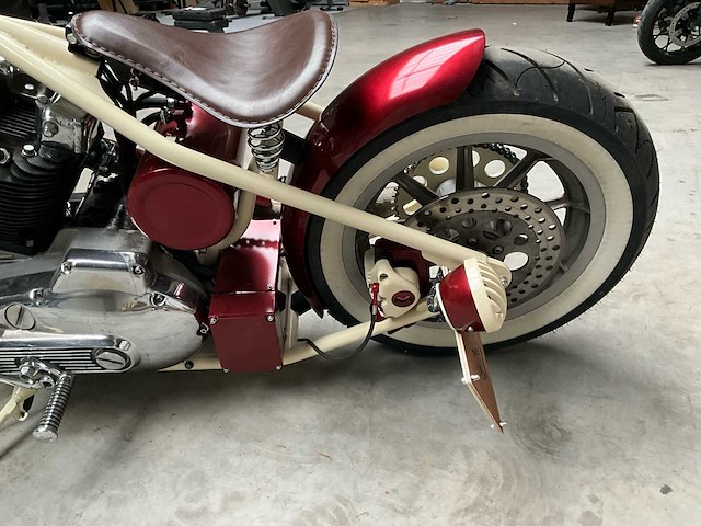 Harley davidson ironhead motorfiets - afbeelding 10 van  11