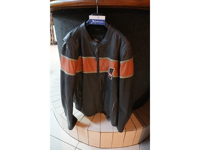 Harley-davidson lederen jas maat 3xl - afbeelding 1 van  6