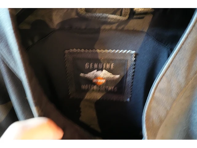 Harley-davidson lederen jas maat 3xl - afbeelding 4 van  6