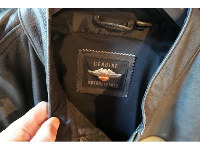 Harley-davidson lederen jas maat 3xl - afbeelding 5 van  6