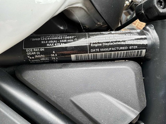 Harley davidson sportster s 1250 motor - afbeelding 3 van  16