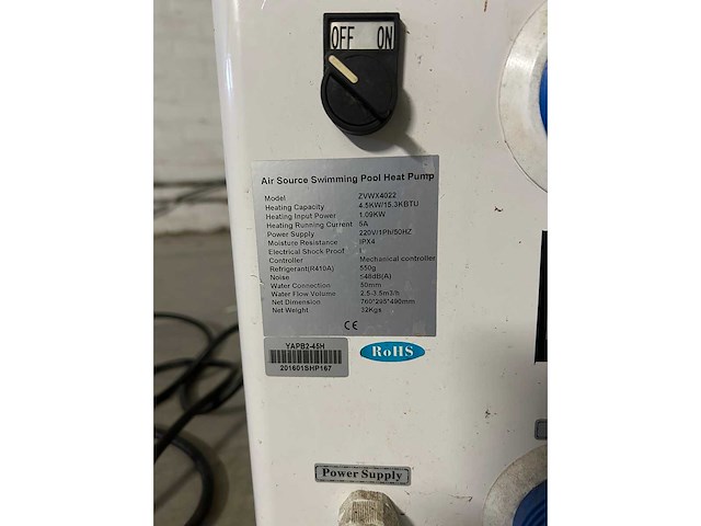 Harmo eco warmtepomp zwembad - afbeelding 3 van  7