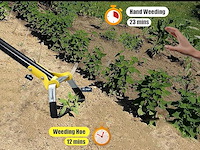 Harrms tuinhark met steel, 182 cm - afbeelding 5 van  5