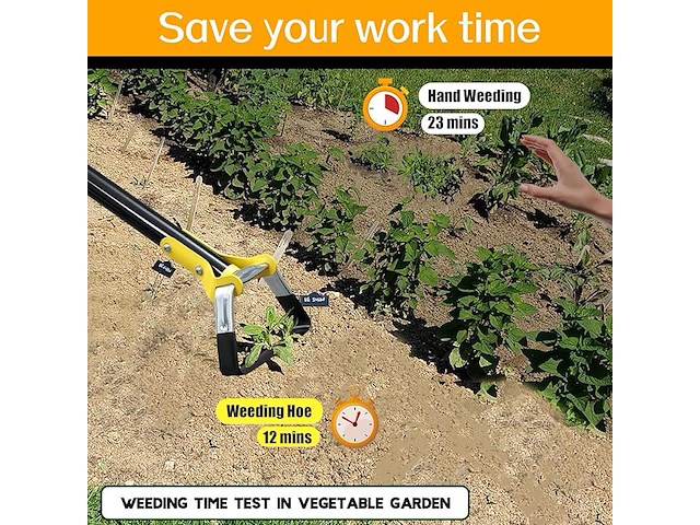 Harrms tuinhark met steel, 182 cm - afbeelding 5 van  5